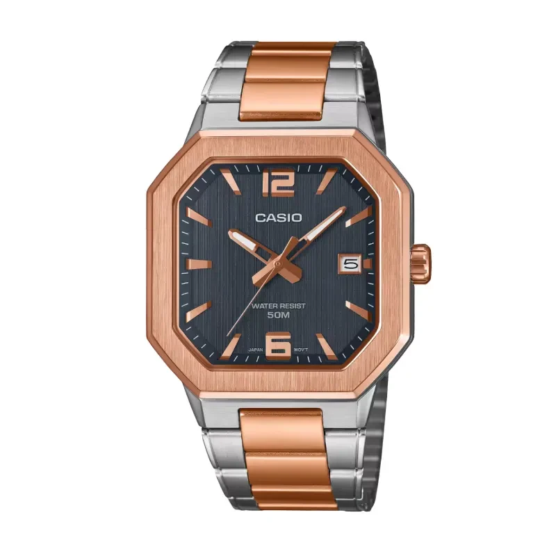 Casio Enticer Sporty Two-tone Men's Watch- MTP-B195RG-2AV